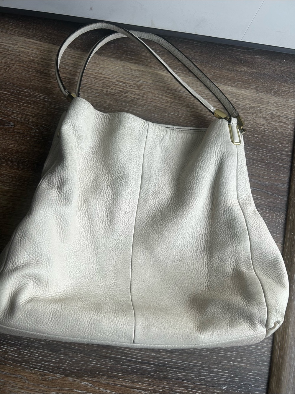 Coach Cream Pebbled Leather Hobo bag - Picture 3 of 13